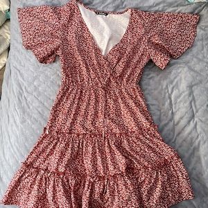 SHEIN dress, size xs and it’s red and white